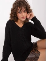 BA SW 8028 jumper.77 čierna