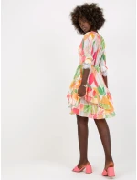 Šaty DHJ SK 0997 1.33X bielo-ružové Šaty DHJ SK 0997 1.33X bielo-ružové