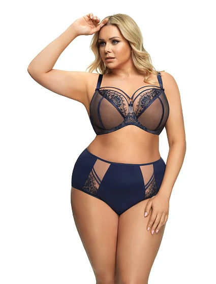 Dámské kalhotky model 17064864 tmavě modré - Gorsenia
