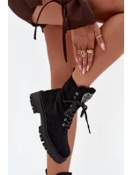 Šnurovanie vyšší model 216651 Krok v štýle