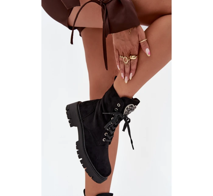 Šnurovanie vyšší model 216651 Krok v štýle