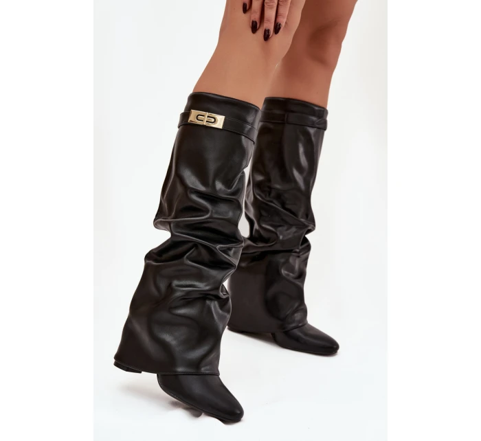 Topánky na podpätku model 220723 Krok vo veľkom štýle