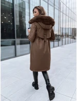 Dámska zimná bunda parka LUSTER hnedá FashionStreet TY3956