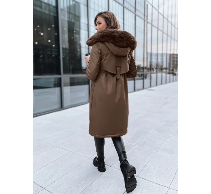 Dámska zimná bunda parka LUSTER hnedá FashionStreet TY3956