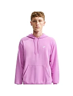 Pánská mikina Nike Club FT PO Hoodie, růžová, FN3866 503