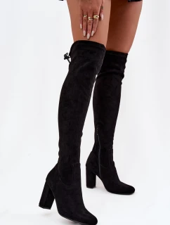 Kozaki Damskie Na Słupku Czarne Xamarin