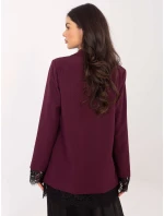 Marynarka IT MA ciemny czerwony model 21818957 - FPrice Marynarka IT MA ciemny czerwony model 21818957 - FPrice