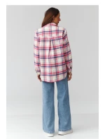 Košeľa s dlhým rukávom model 224093 Makadamia Košeľa s dlhým rukávom model 224093 Makadamia