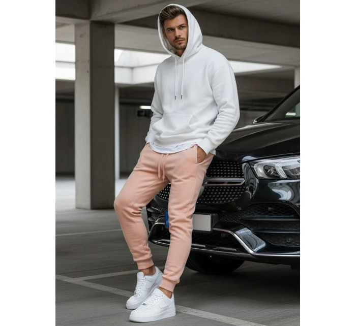 Pánské růžové tepláky Dstreet model 21964003 - FashionStreet