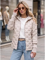 Kurtka damska pikowana z kapturem  model 22341100 - FashionStreet