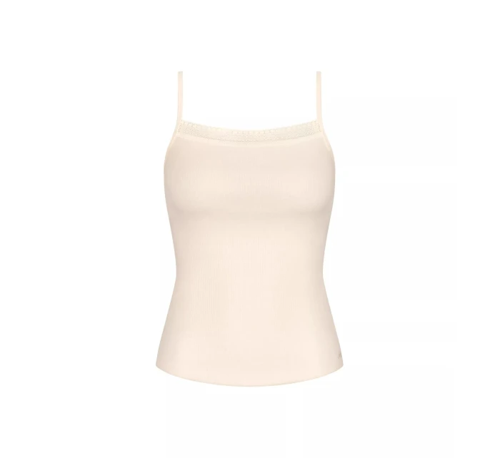 sloggi GO Ribbed Spaghetti Top - WHITE - SLOGGI WHITE - SLOGGI