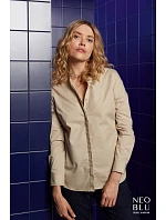 NEOBLU Bart Women Popelínová blúzka s dlhými rukávmi 24.3787 deep black NEOBLU Bart Women Popelínová blúzka s dlhými rukávmi 24.3787 deep black
