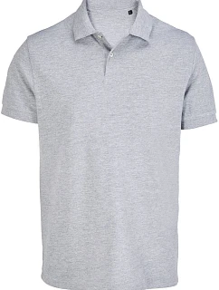 SOL'S Pacific Unisex piké polokošeľa z hrubej bavlny 25.4439 šedá melírovaná