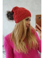 Fleecová čiapka Sandra K210 raspberry Fleecová čiapka Sandra K210 raspberry