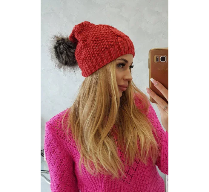 Fleecová čiapka Sandra K210 raspberry Fleecová čiapka Sandra K210 raspberry