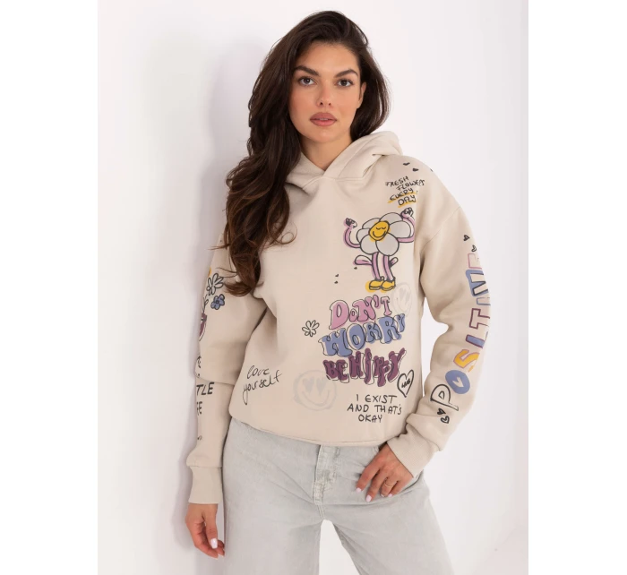 Bluza model 21378702 beżowy - FPrice Bluza model 21378702 beżowy - FPrice