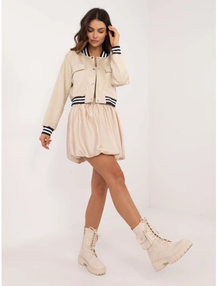 Spódnica DHJ SD model 21738221 beżowy - FPrice