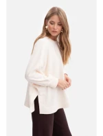 B306 Pletená mikina - vanilka B306 Pletená mikina - vanilka