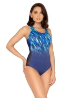 Jednodílné plavky model 20982628 Sport modré - Self Jednodílné plavky model 20982628 Sport modré - Self