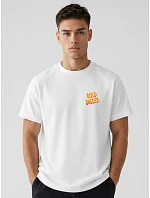 Pánske bavlnené tričko oversize s potlačou FashionStreet NX4014R