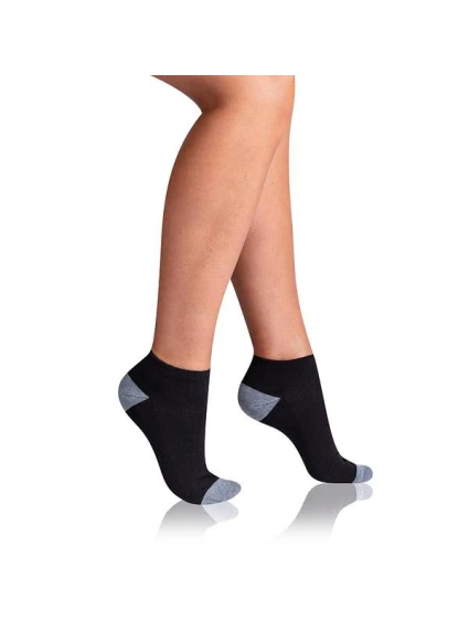 Dámske športové členkové ponožky 3 páry SPORT WOMEN IN-SHOE 3x - BELLINDA - čierne
