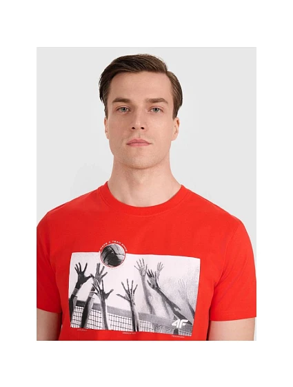 Pánské volejbalové tričko s potiskem model 21756956 - 4F
