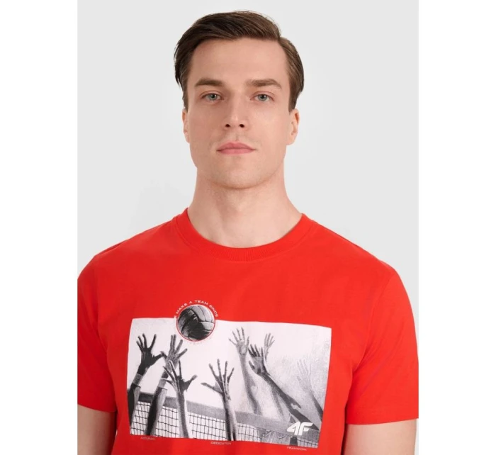 Pánské volejbalové tričko s potiskem model 21756956 - 4F