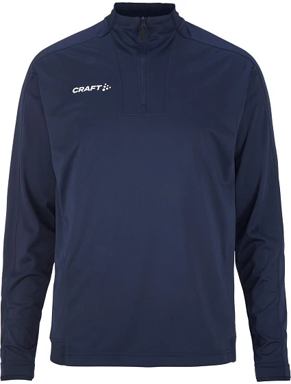 Craft Teamwear Evolve 2.0 Half Zip M Pánska tréningová bunda s 1/4 zipsom 82.4758 tmavomodrá Craft Teamwear Evolve 2.0 Half Zip M Pánska tréningová bunda s 1/4 zipsom 82.4758 tmavomodrá