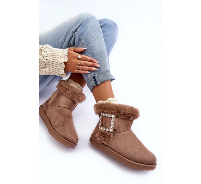 sněhule s tmavě hnědé model 21633625 - Boto