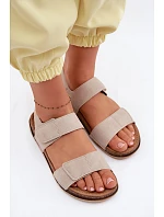 Dámské sandály model 22091707 Béžové - Inblu