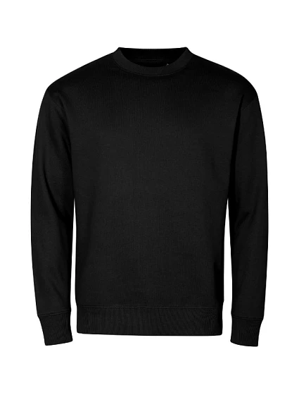 Crew mikina unisex černá