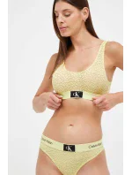 Dámska športová podprsenka 1996 QF7233E-9LD žltá - Calvin Klein Dámska športová podprsenka 1996 QF7233E-9LD žltá - Calvin Klein