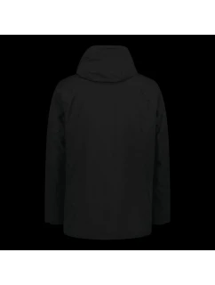 Pánska zimná športová bunda dlhá CMP kabát s kapucňou čierna (34K0157/U901) pánska