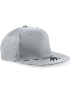 B 610 5 panelová Snapback kšiltovka model 22482041 light grey - Beechfield
