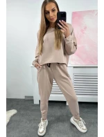 Set 2dielna mikina + nohavice béžový Set 2dielna mikina + nohavice béžový