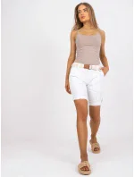 Šortky D60530Z62189Z biele