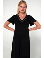 Dámské šaty model 20497969 Černá - Vamp Dámské šaty model 20497969 Černá - Vamp