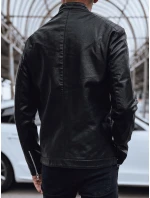 Pánská kožená bunda černá Dstreet model 21978811 - FashionStreet