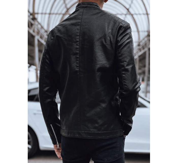 Pánská kožená bunda černá Dstreet model 21978811 - FashionStreet