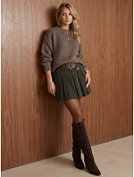 damskie z paskiem khaki model 22542398 - FashionStreet damskie z paskiem khaki model 22542398 - FashionStreet