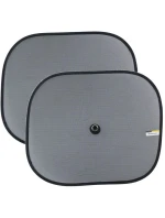 SLNEČNÁ CLONA S PRÍSAVKOU 2KS DUNLOP ČIERNA