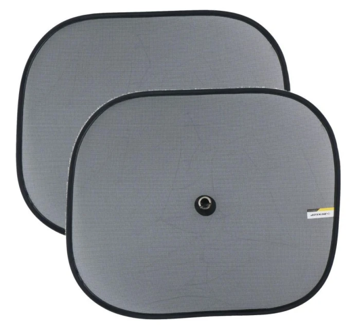 SLNEČNÁ CLONA S PRÍSAVKOU 2KS DUNLOP ČIERNA