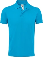 SOL'S Prime Men Pánske piqué polo z hrubej bavlny 25.0571 aqua