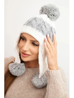 Čepice s rolováním Magda K293 camel