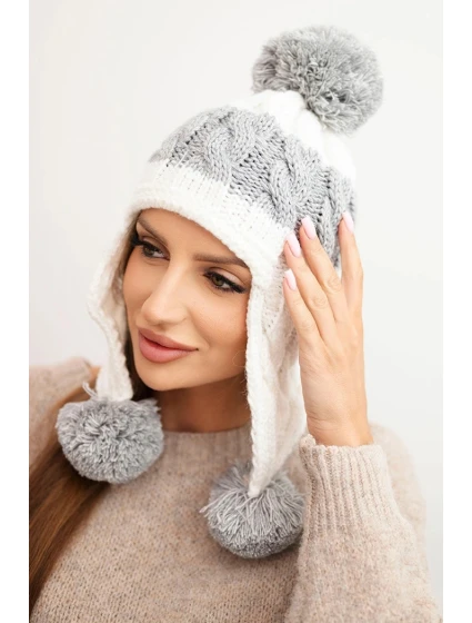 Čepice s rolováním Magda K293 camel