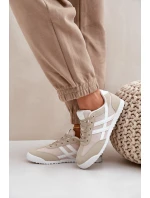 Niskie Tenisówki Trampki Damskie Beżowe Eezore