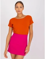 Tričko RV TS 4662.39P tmavo oranžové