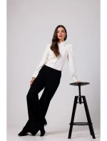 model 18914936 Kalhoty s předním prošíváním černé - BeWear