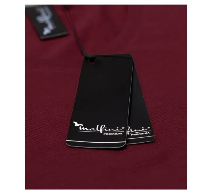 Akčné tričko s výstrihom do V formula červená