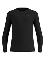 Odlo BL TOP Tričko s výstrihom l/s MERINO 200 veľkosť M Black